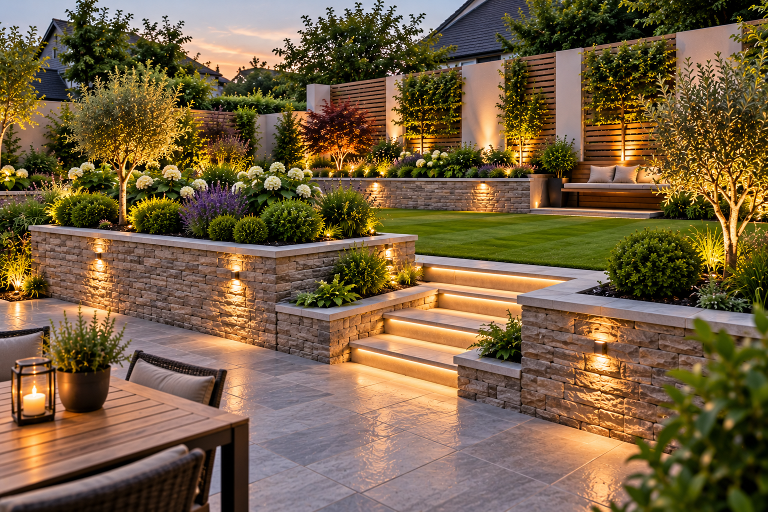 Garden Walls & Raised Beds